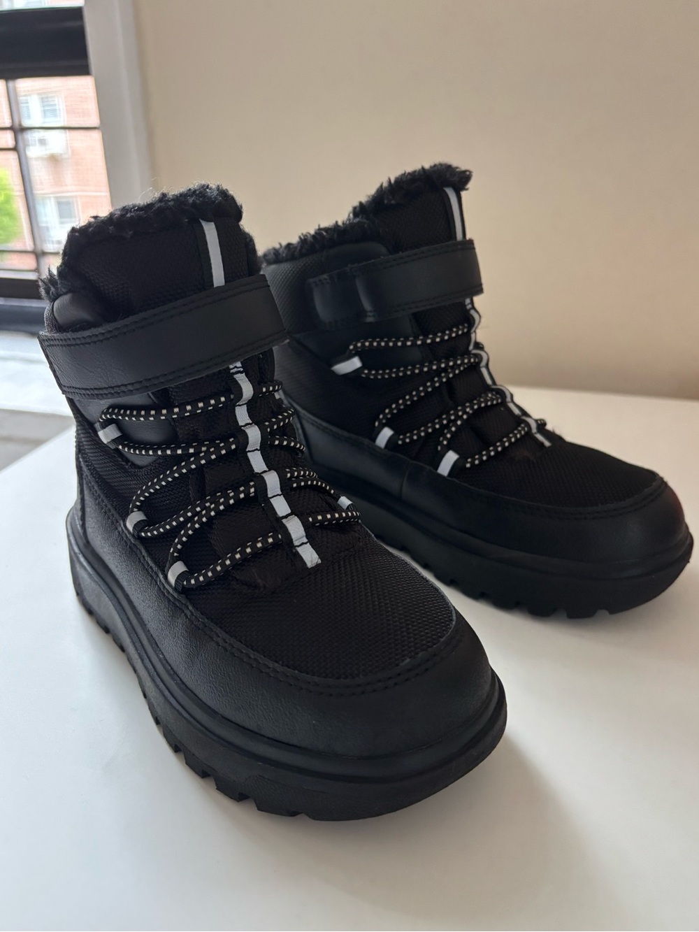 H&M Winter waterproof snow boots high tops size 10T